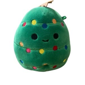 Squishmallows Plush Christmas Tree Toy with Multicolor Dots
